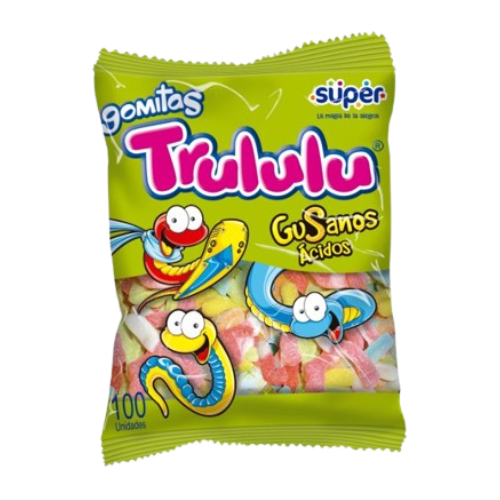 Trululu Gusanos Ácidos x 100